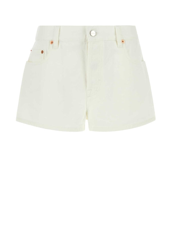 Back Logo Patch Cotton Shorts