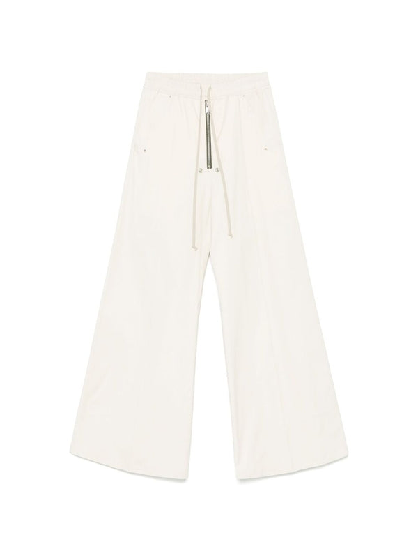 Bella Drawstring Wide Cotton
  Pants