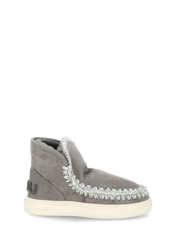 Eskimo Glitter Logo Ankle Boots