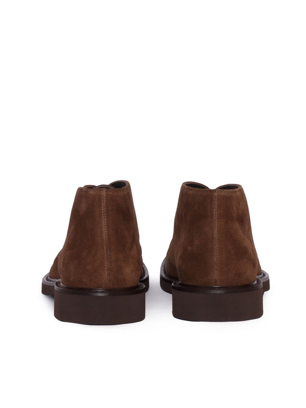 Doucal'S Brown Lace-Up Boots