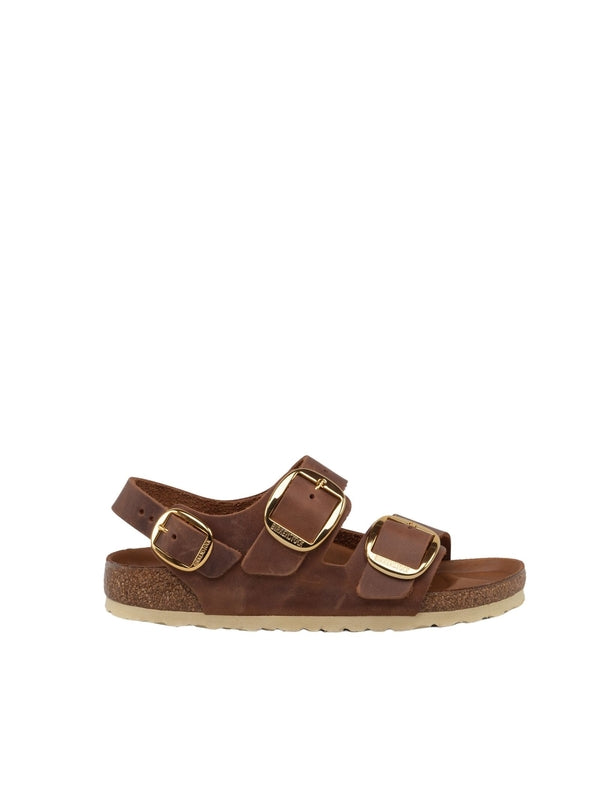 Milano Buckle Leather Sandals