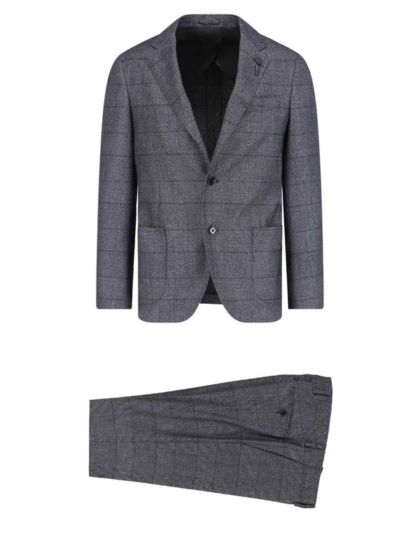 Boutonniere Wool Single Suit