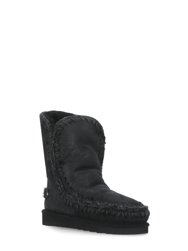 Eskimo 24 Rhinestone Logo Ankle Boots