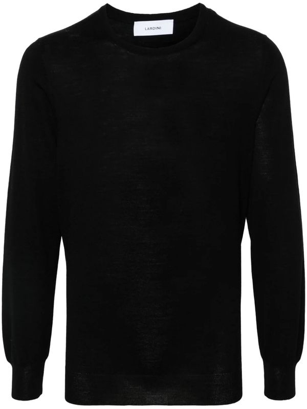 Crew Neck Wool Long Sleeve Top