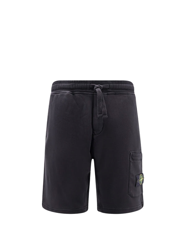 Wappen Patch Cotton Bermuda Shorts