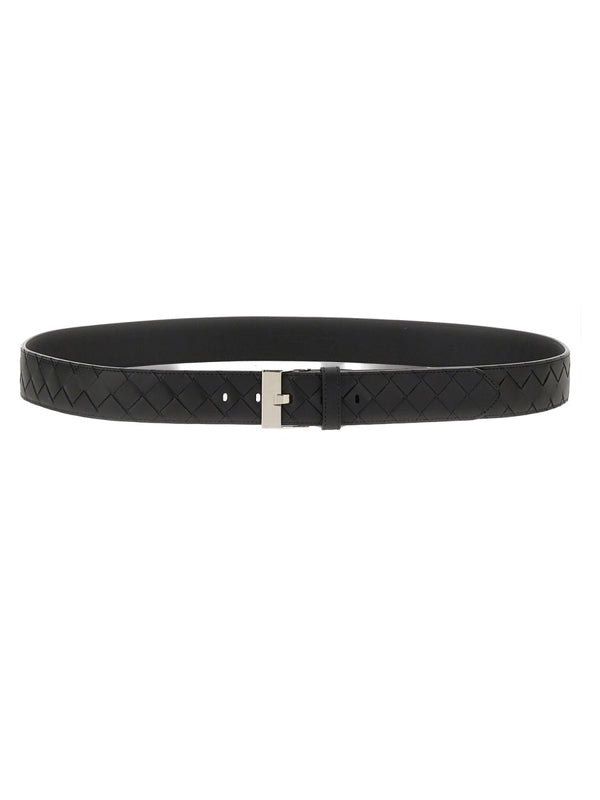 Intrecciato Leather Belt