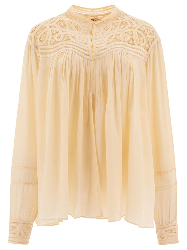 Lace Flare Blouse