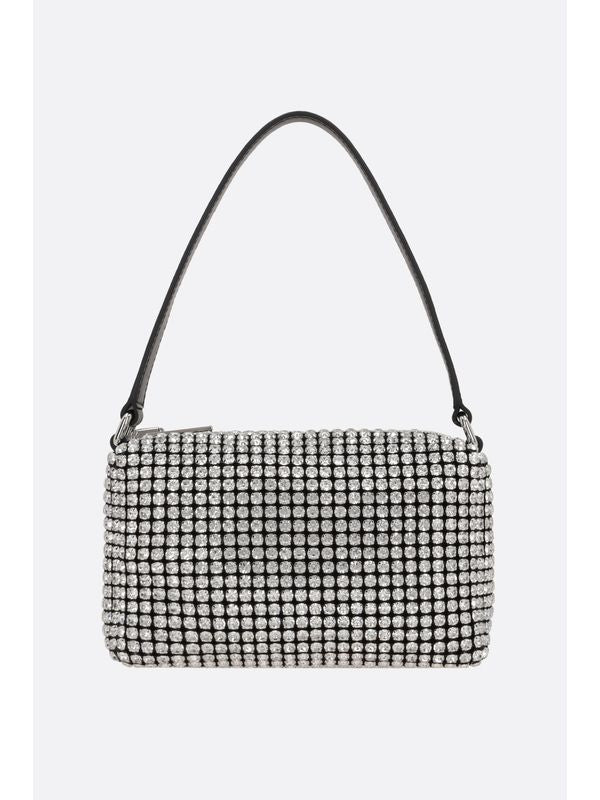 Heiress Crystal Decoration Leather Tote Bag