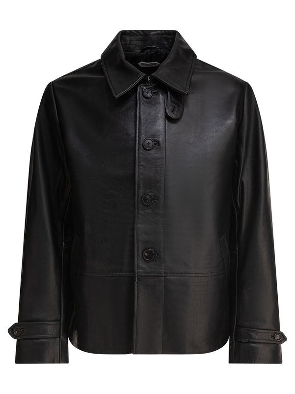 Continental Crop Leather Jacket