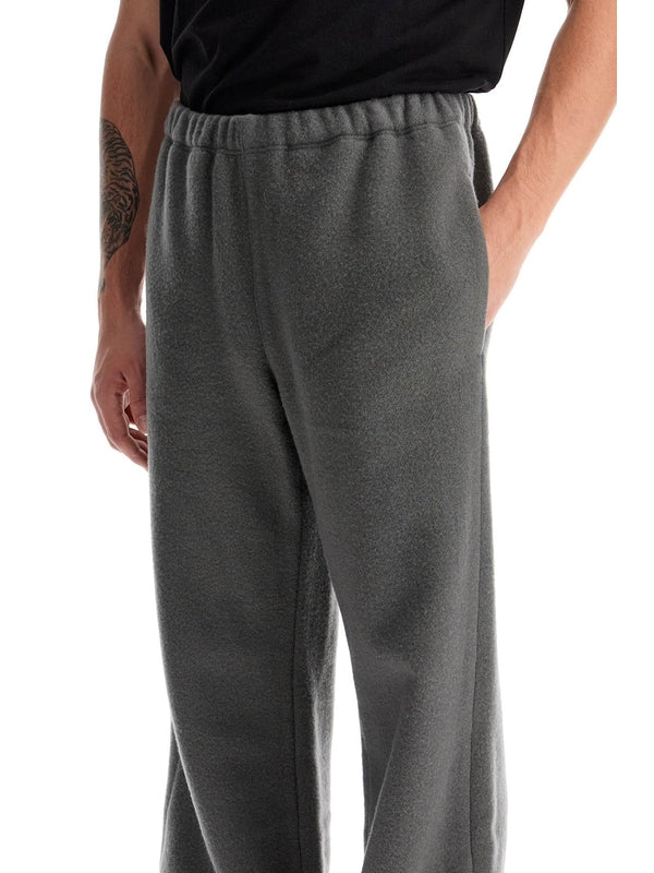 Banding Fleece Wool Jogger Pants