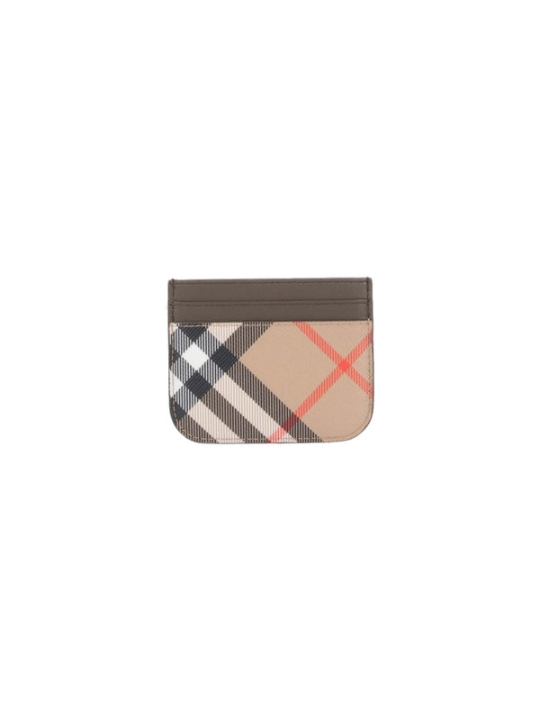 Vintage Check Card Wallet