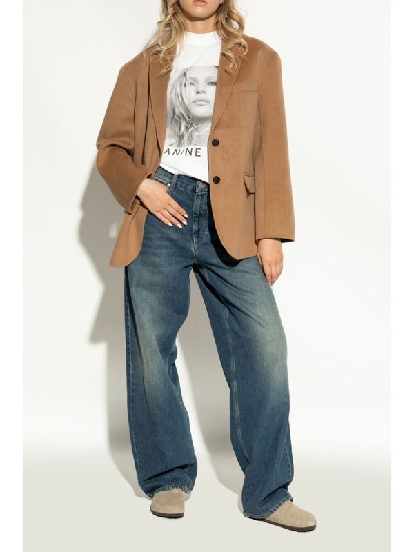 Tokio Buckle Detail Leather Sandals