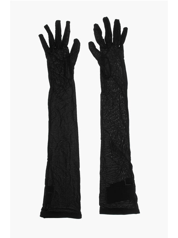 Viscose Blend Long Gloves