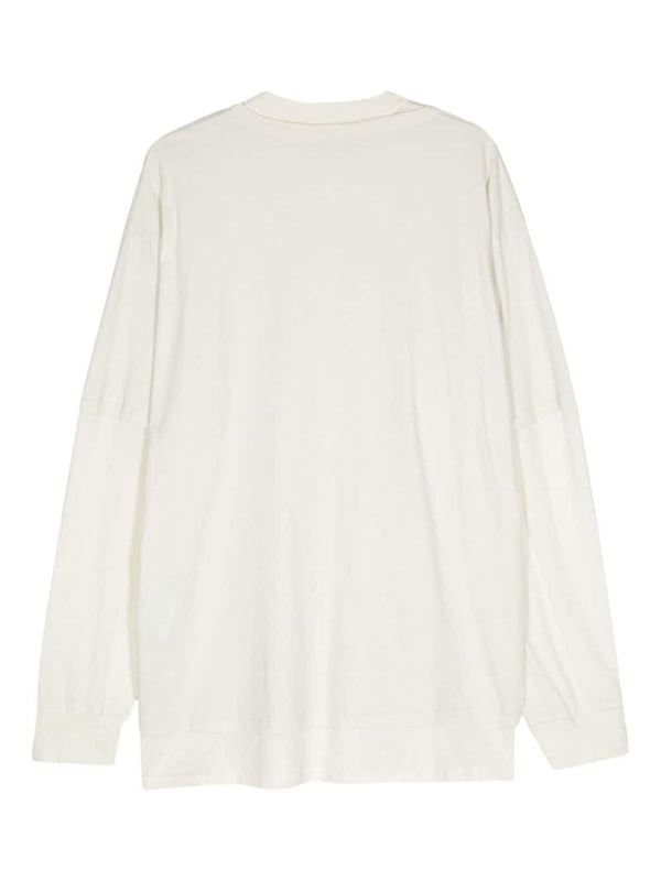 Logo Embroidery Layered Long Sleeve Top