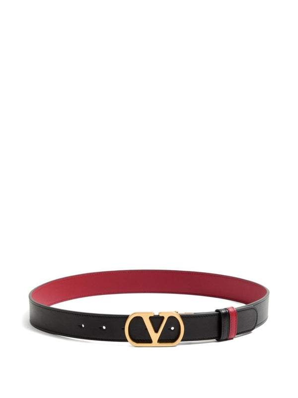 Valentino White Red Belt