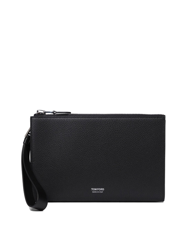 Stample Logo Leather Pouch