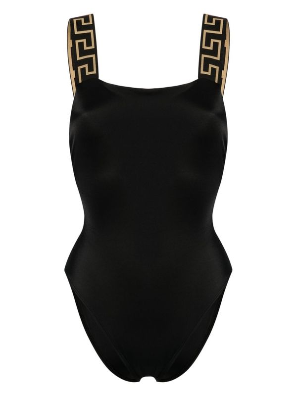 Black Jacquard Swimsuit