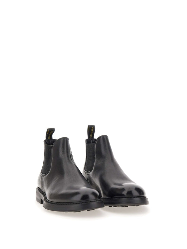Doucal'S Black Chelsea Boots