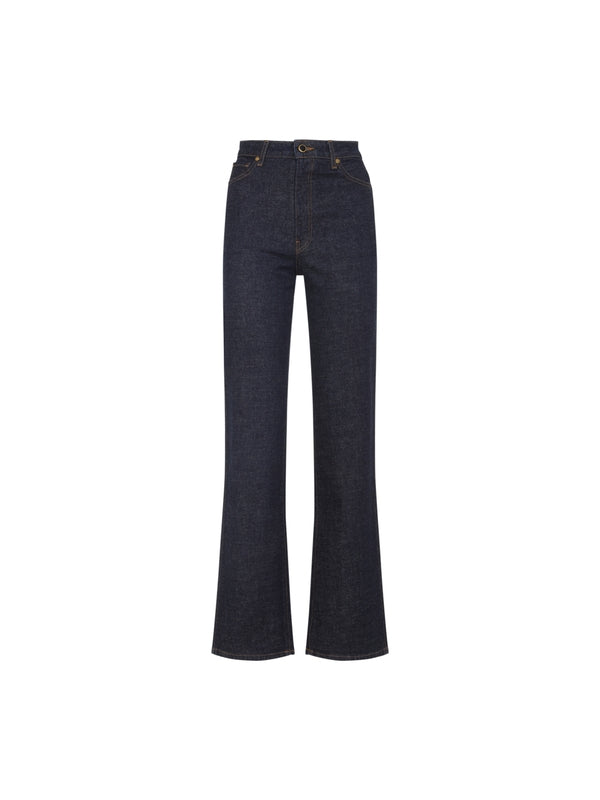 Khaite Navy Denim Pants