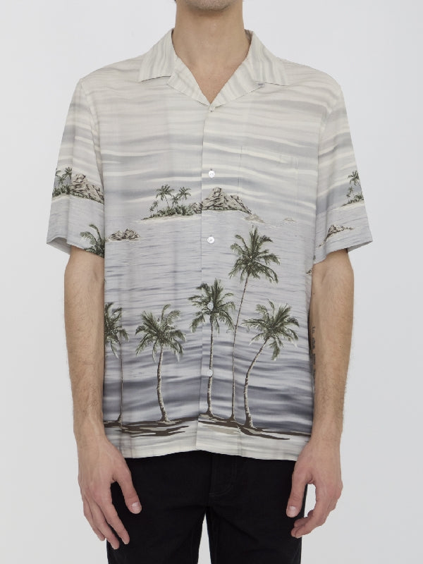 Allover Printed Short Sleeve Shirt