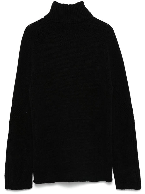 Black High-neck Knit