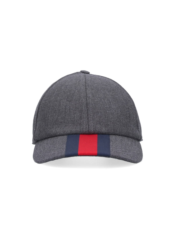 Web Detail Wool Ball Cap - Jente