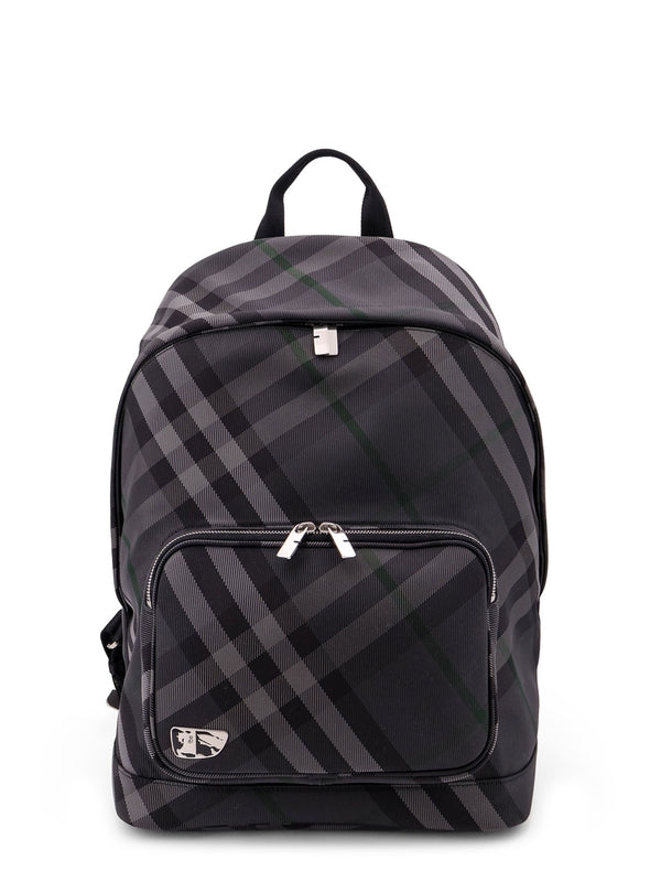 Ekd Check Pattern Pocket Backpack