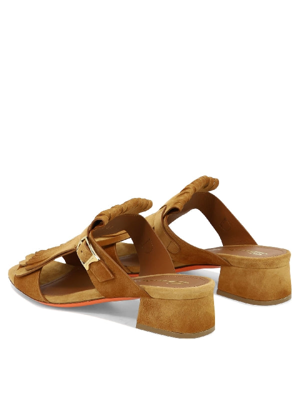 Dua Suede Sandal Heel