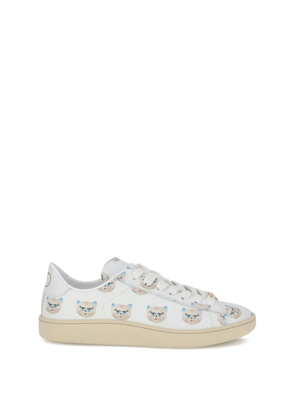 Valentino White Low Top Sneakers
