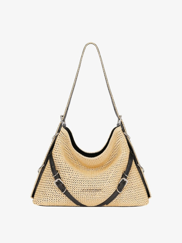 Voyou Rafia Medium Shoulder
  Bag