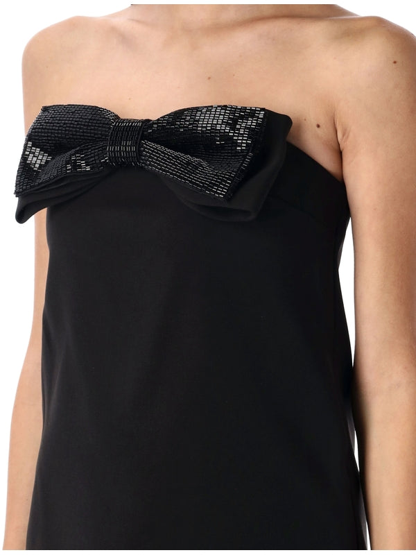 Bow Detail Mini Dress