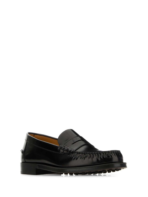 Black Leather Loafer