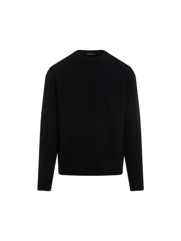 Back Triangle Patch Cashmere Knit