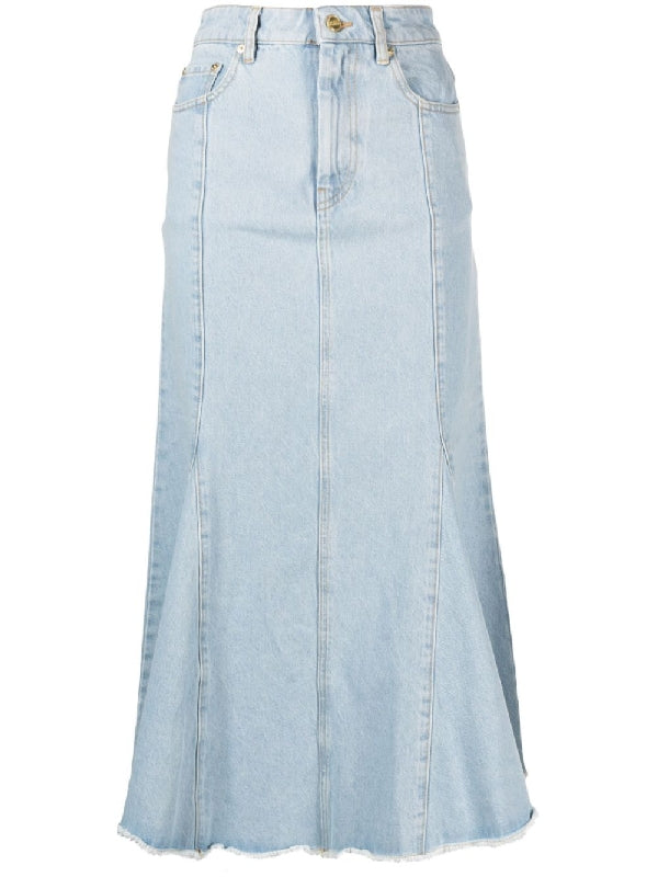 Cotton Denim Skirt