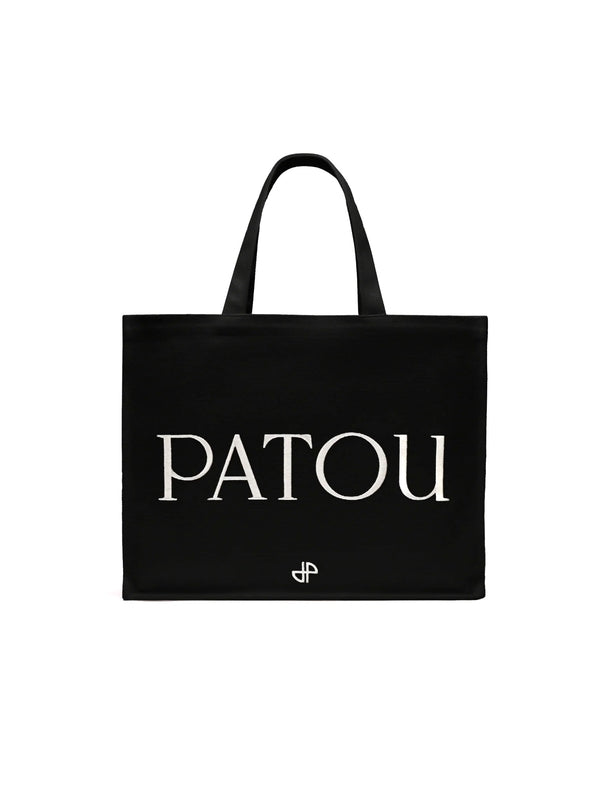 Patou Black Tote Bags