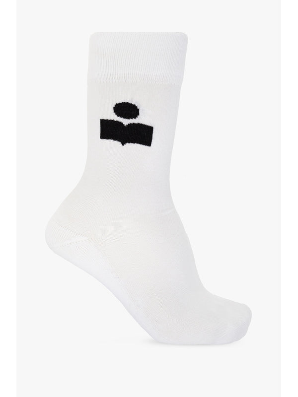 Logo Jacquard
  Cotton Socks