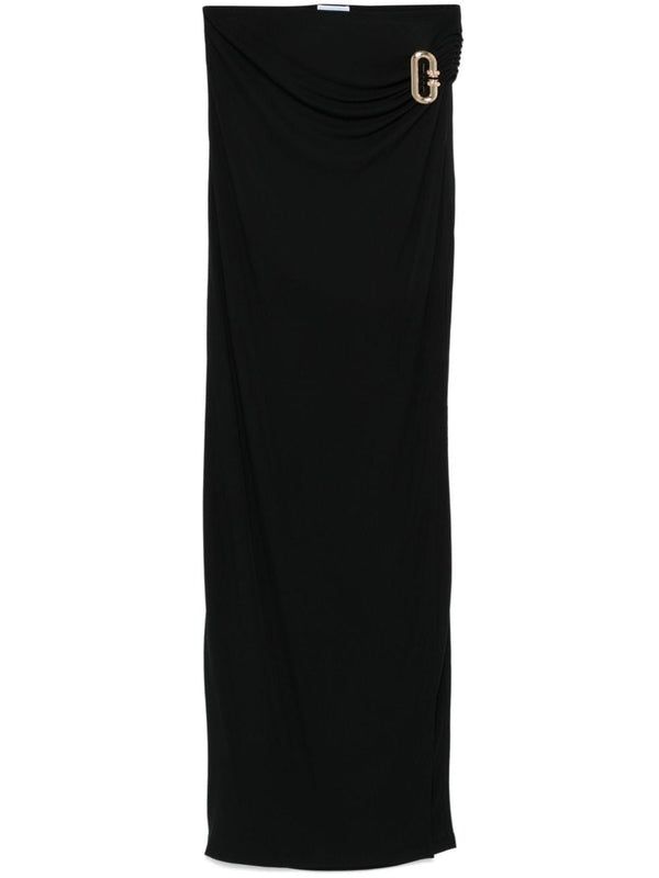 Buckle Wrap Maxi Skirt