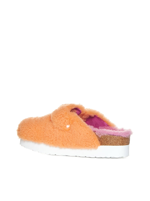 Boston Fleece Backless Loafers