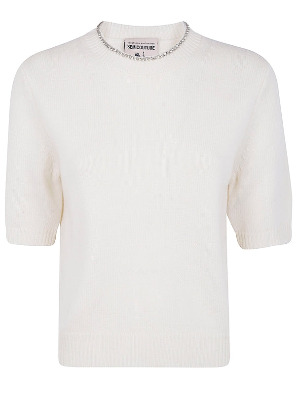 Semi-Couture White Knit