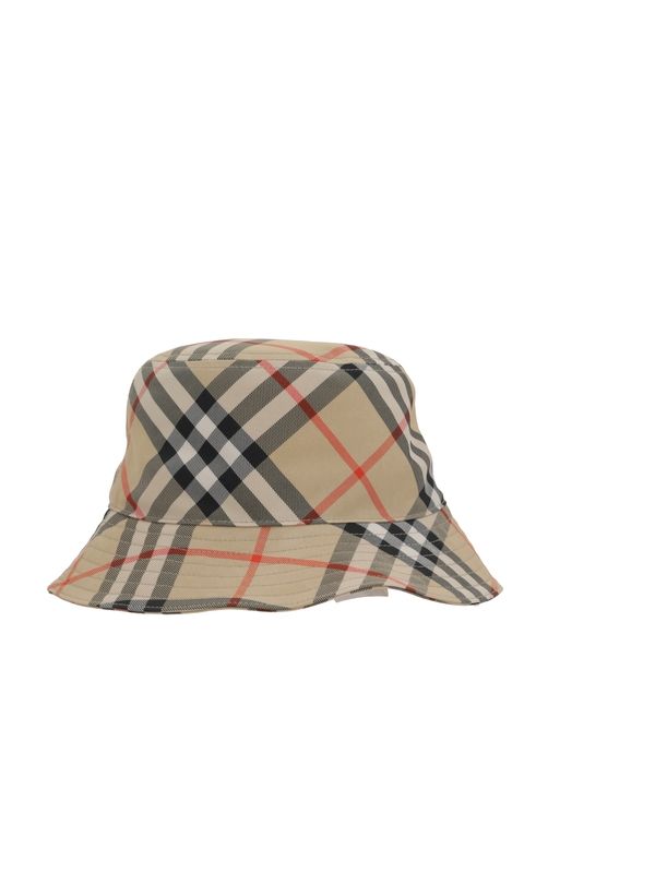 Ekd Logo Check Pattern Bucket
  Hat