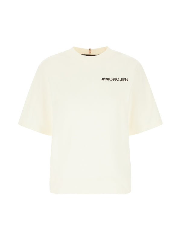 Reverse Logo Cotton T-Shirt