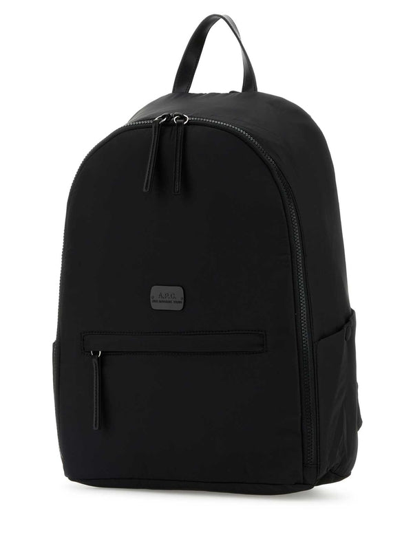 A.P.C. Black Backpacks
