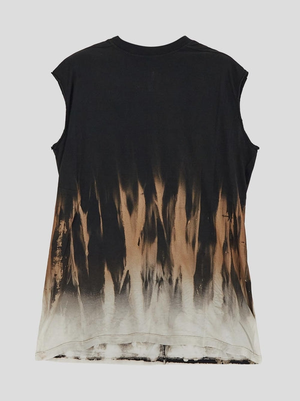 Printed Cotton Sleeveless Top