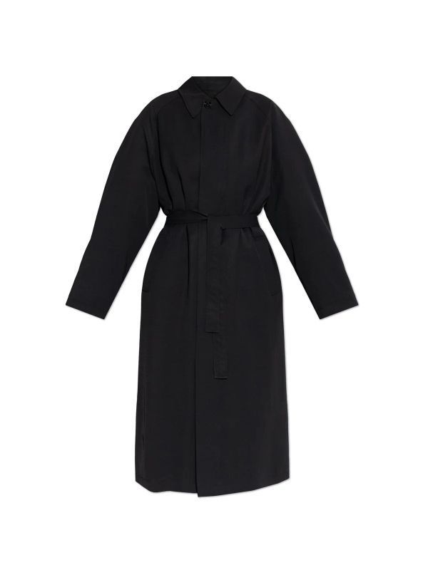 Belted Wool Viscose Coat