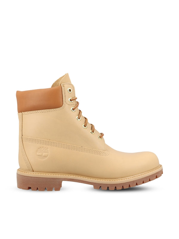 Timberland Beige Lace-Up Boots