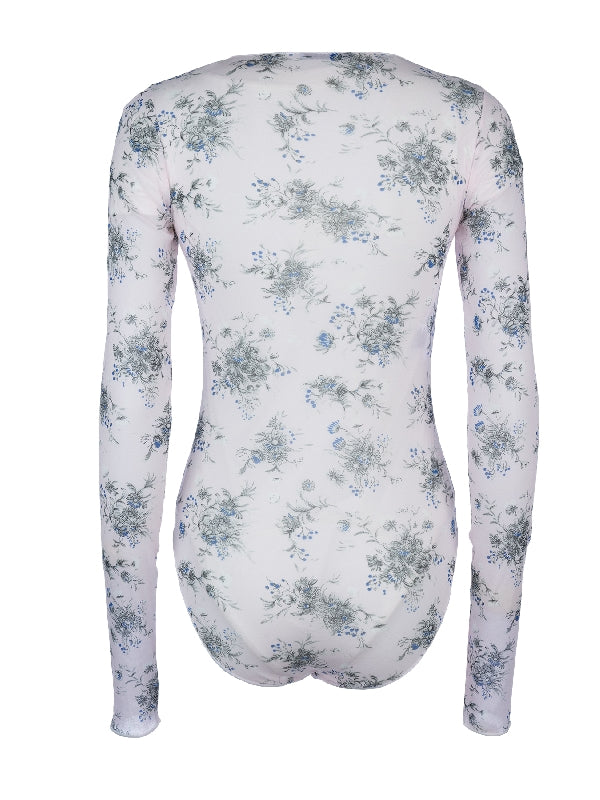 Flower Pattern Bodysuit