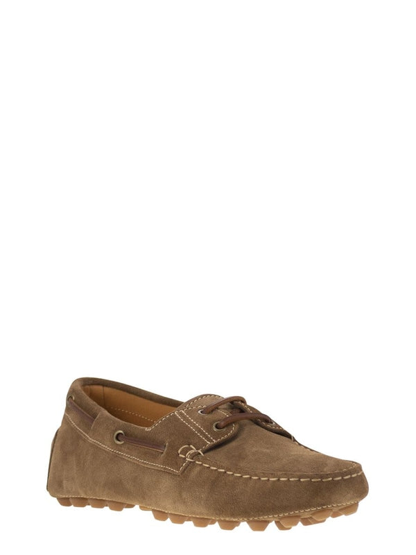 Gommino Bubble Suede Boat Shoes