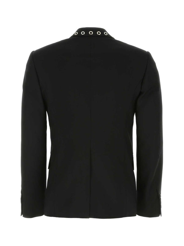 Alexander Mcqueen Black Tailored Jackets