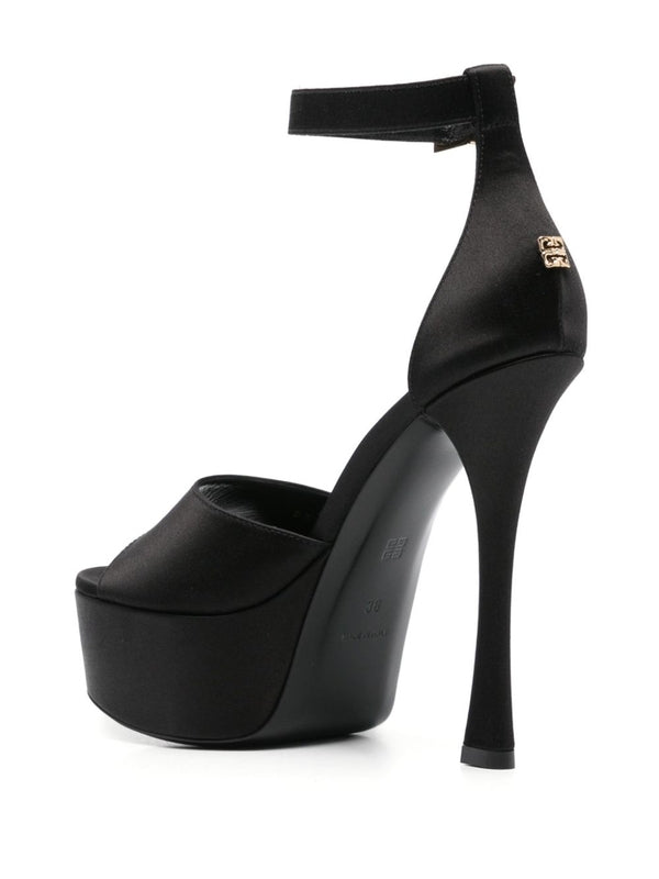 4G Liquid Ankle Strap Platform Sandal Heel