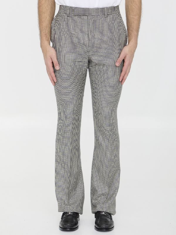 Wool Cashmere Flare Pants